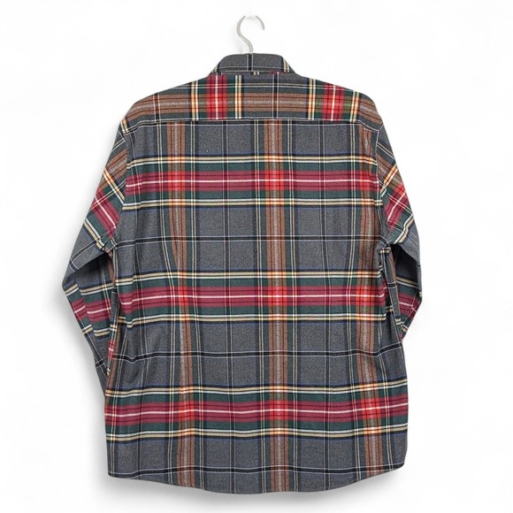Barbour Castlebay Flannel Shirt Mens XL Tartan Plaid Tailored Fit Casual - Picture 4 of 10